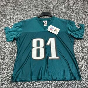 Philadelphia Phillies‎ Owens #81 Jersey Shirt Women Large Blue NFL V-Neck New L